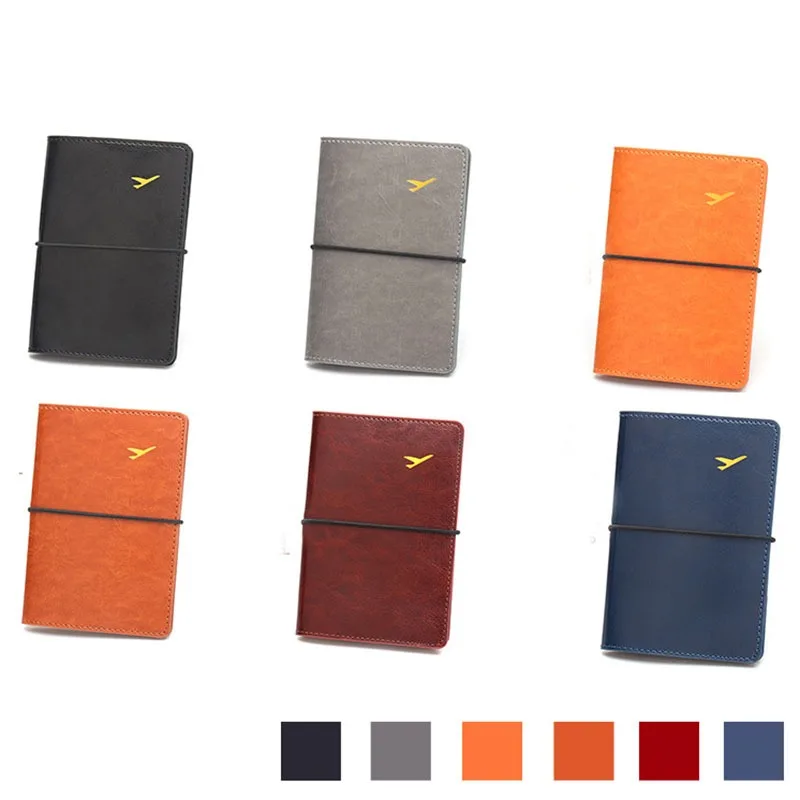 

Универсальный чехол для паспорта с эластичной лентой, ультратонкий дорожный кошелек, тонкая обложка для паспорта в корейском стиле, предметы первой необходимости для путешествий, в наличии