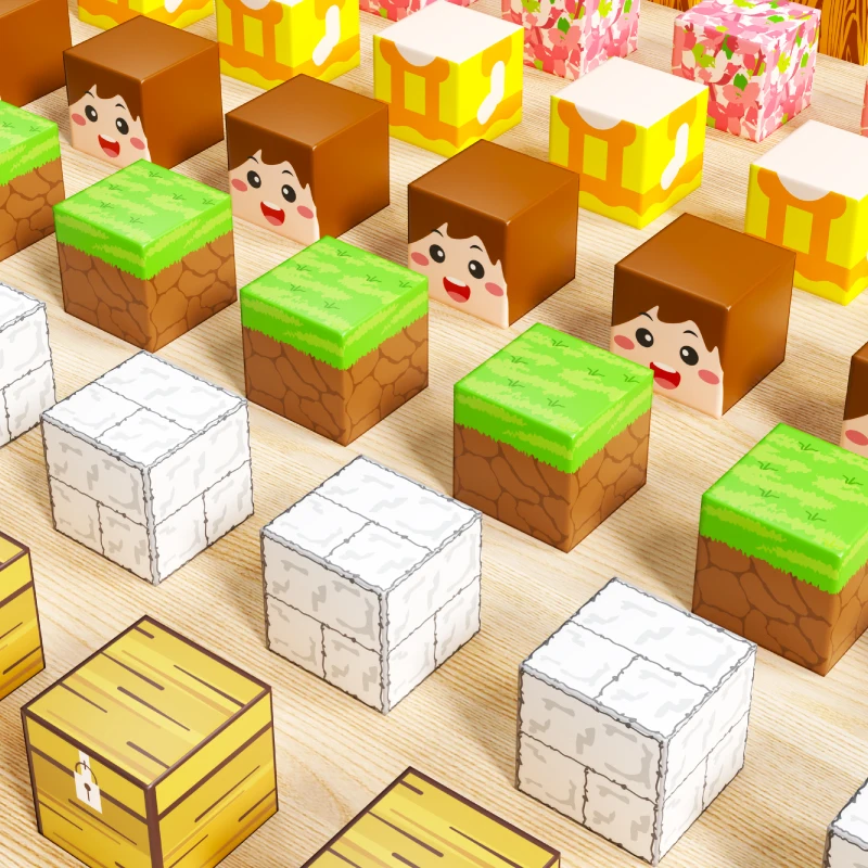 Puzzel met Sakura-thema voor jongens en meisjes van 3-6 jaar Educatief magnetisch bouwstenen speelgoed voor kinderen