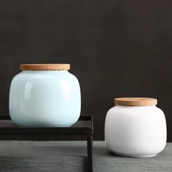 Simple Ceramic Pet Urn for Ashes, Japanese-Style, Dog and Cat Souvenirs, Porcelain Clay Making, High Quality