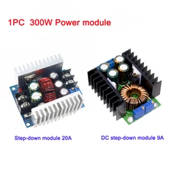 1PC  300W Power module  9A 20A DC-DC Buck Converter Step Down Module  Adjustable Power Supply Module LED Driver For Arduino