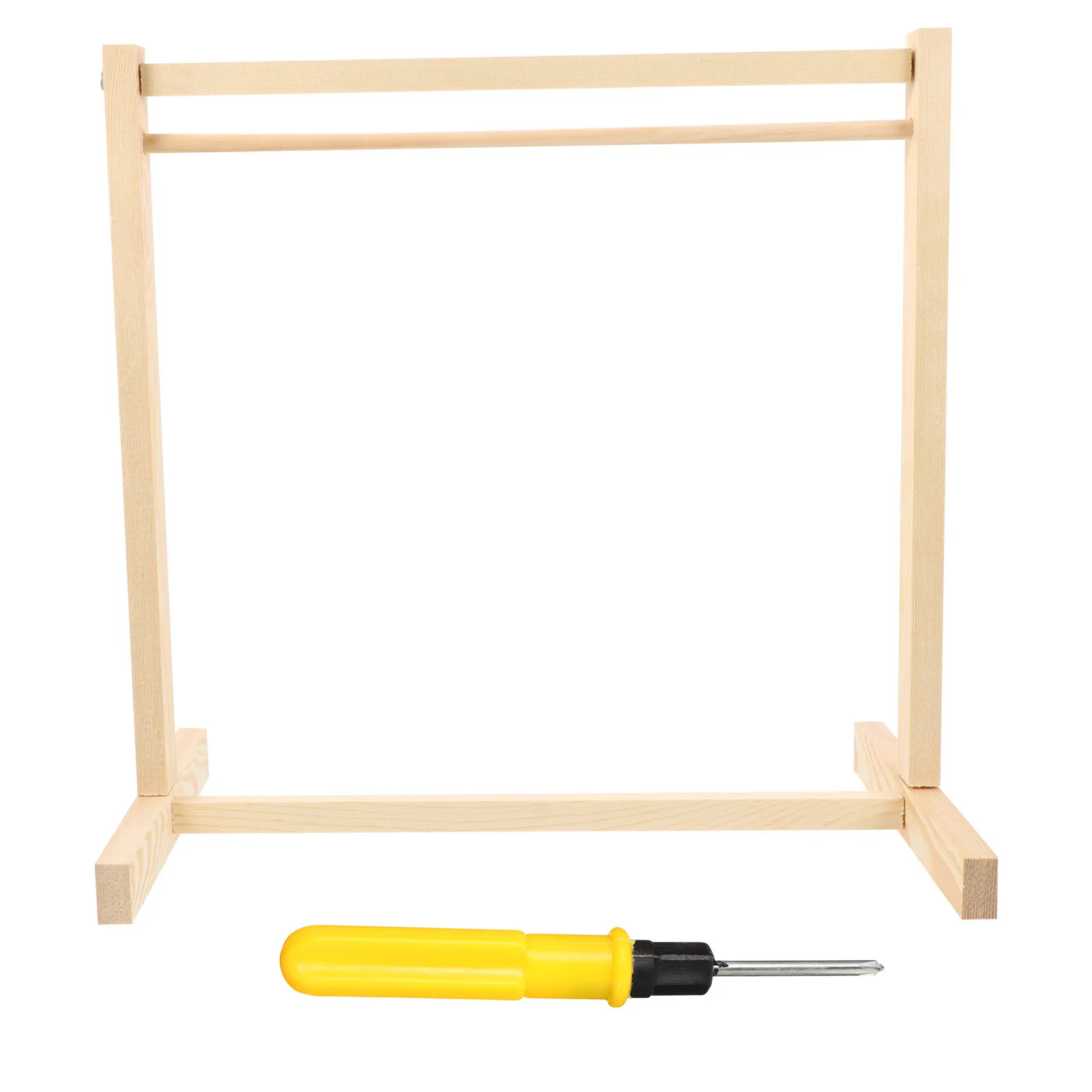 

1Pcs Clothes Hanger Wooden Rack Clothes Organizer Easy Use Garment Holder Storage Solution for Kids Room