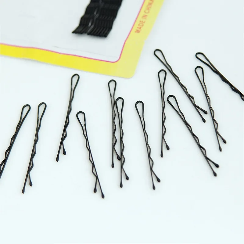 60pcs/card Professional Makeup Hair Maker Accessory Round Toe Black Hair Clip Bobby Pins Tool Tools Hot Sale