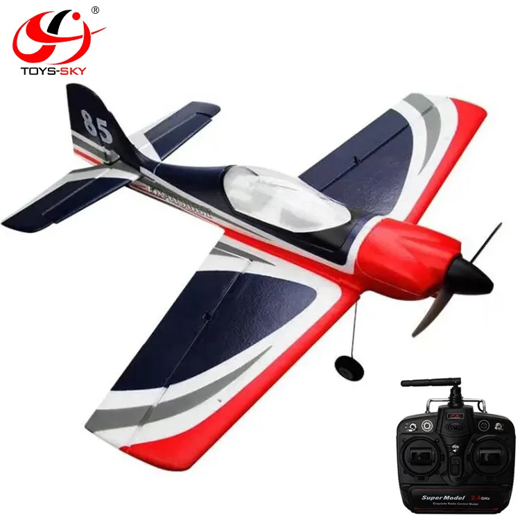 New Fx9706 Aircraft Five Channel Red Bull Fighter Fixed Wing Airplane Model Foam Remote Control RC Plane Toy