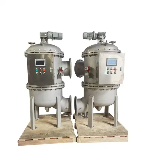 

Efficient Auto Self Cleaning Strainer Automatic Brush Self Cleaning Filter Housing Machine for wastewater