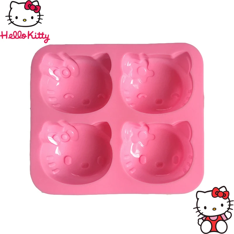 

Sanrio Cake Mold Food Grade Cookie Stamp Hello Kitty Mould Cartoon Shape Baking Pastry Bakeware Kitchen Decorating Baking Tools