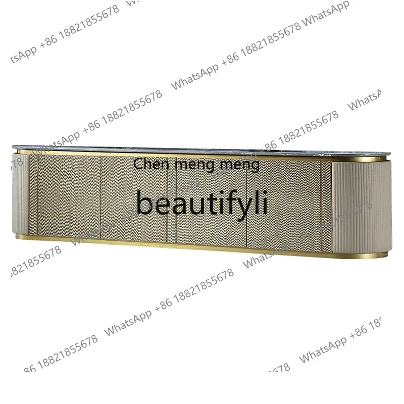 N178 G Italian modern light luxury marble TV cabinet living room high-end floor cabinet