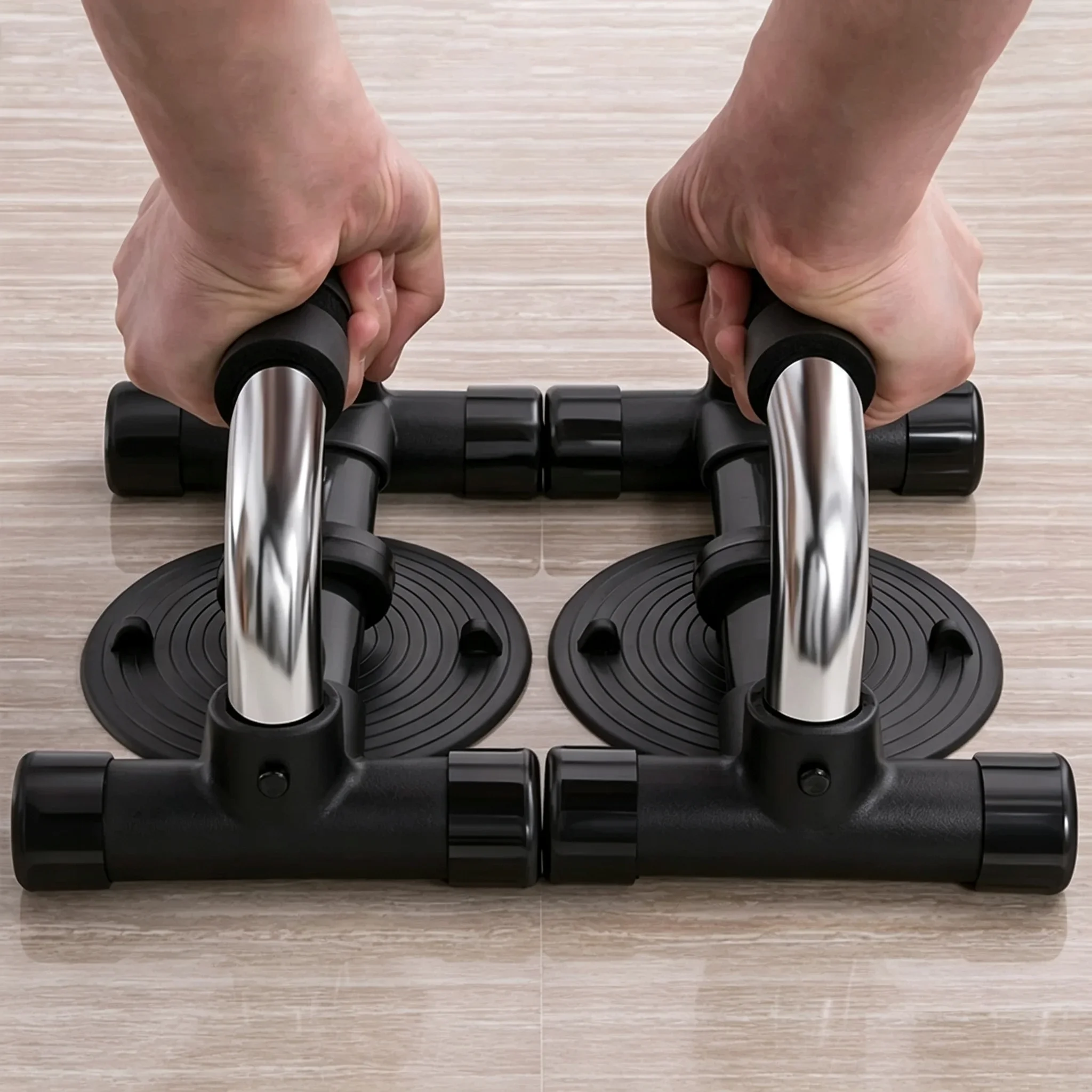 Push‑Up Stands with Strong Suction Cups, Non‑Slip Stable Push‑up Bars Chest Workout Fitness Equipment, 3 Colors Optional