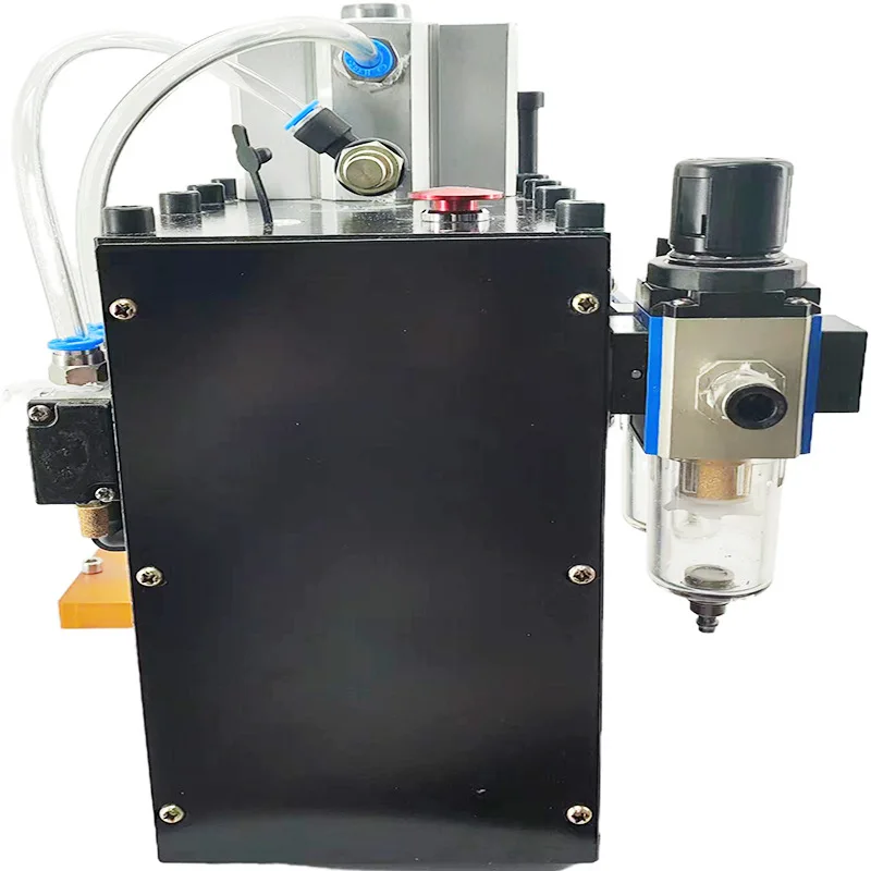 High-efficiency automatic badge machine Tinplate badge special induction pneumatic machine self-made machine