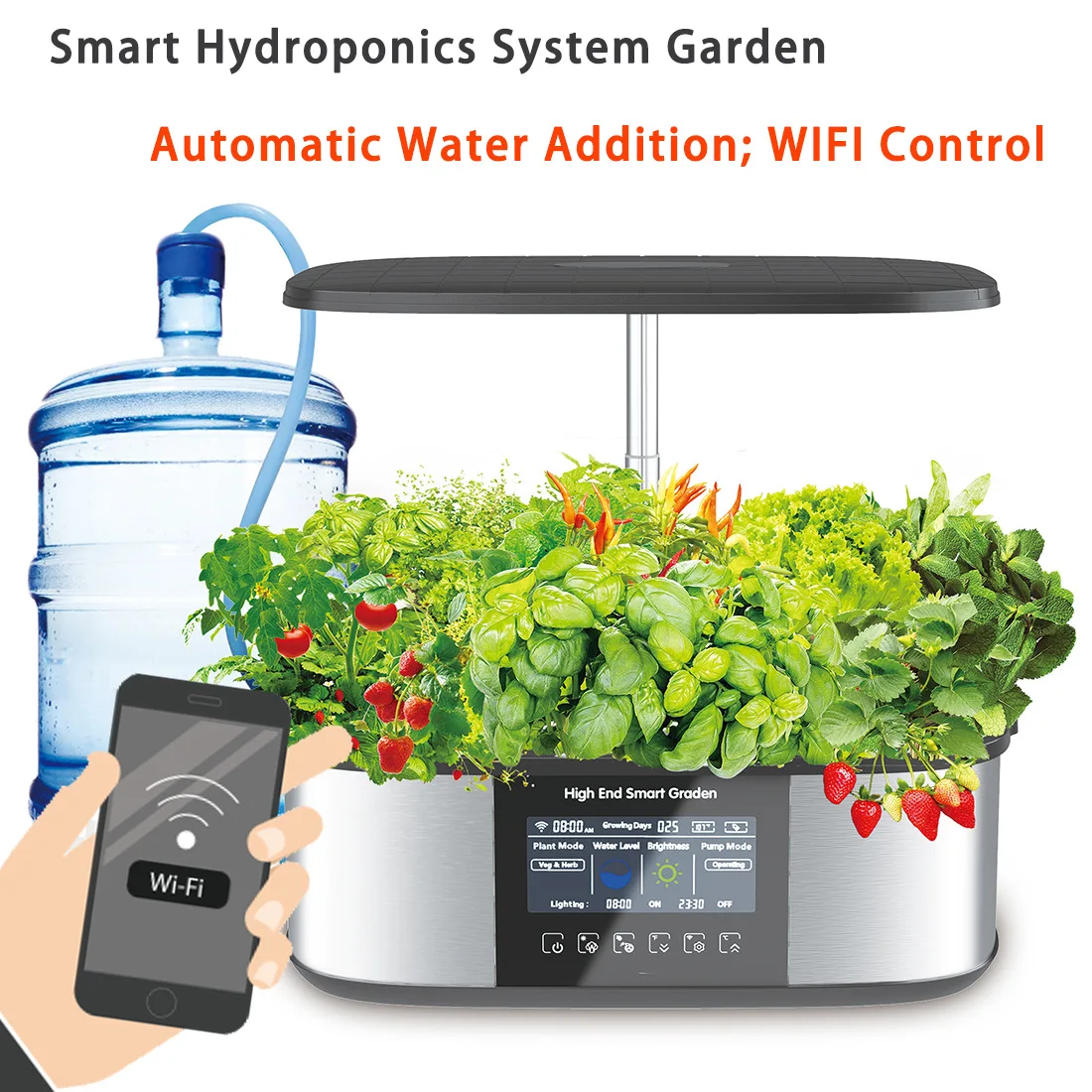 Smart Plantern Small Indoor Herb Garden Hydroponic Growing Systems For Home