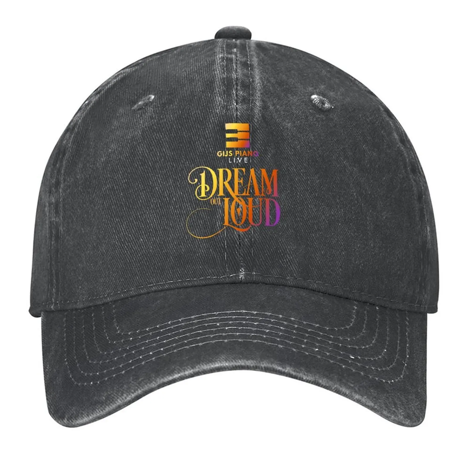 

Dream Out Loud - Gijs Piano LIVE Baseball Cap dad hat black men's big size hat Designer Hat Hats For Women Men's