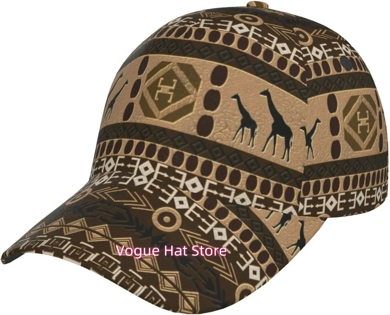 Retro African Hats African Native Tribal Baseball Cap Women Men Adjustable Snapback Trucker Hats
