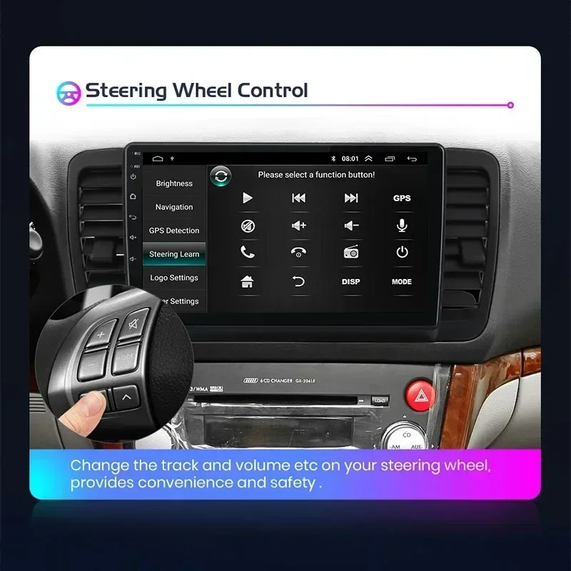 for Subaru Outback 3 Legacy 4 2003-2009 2 Din Android 17 Car Radio Multimedia Car Stereo Radio Intelligent 4G Navigation Carplay