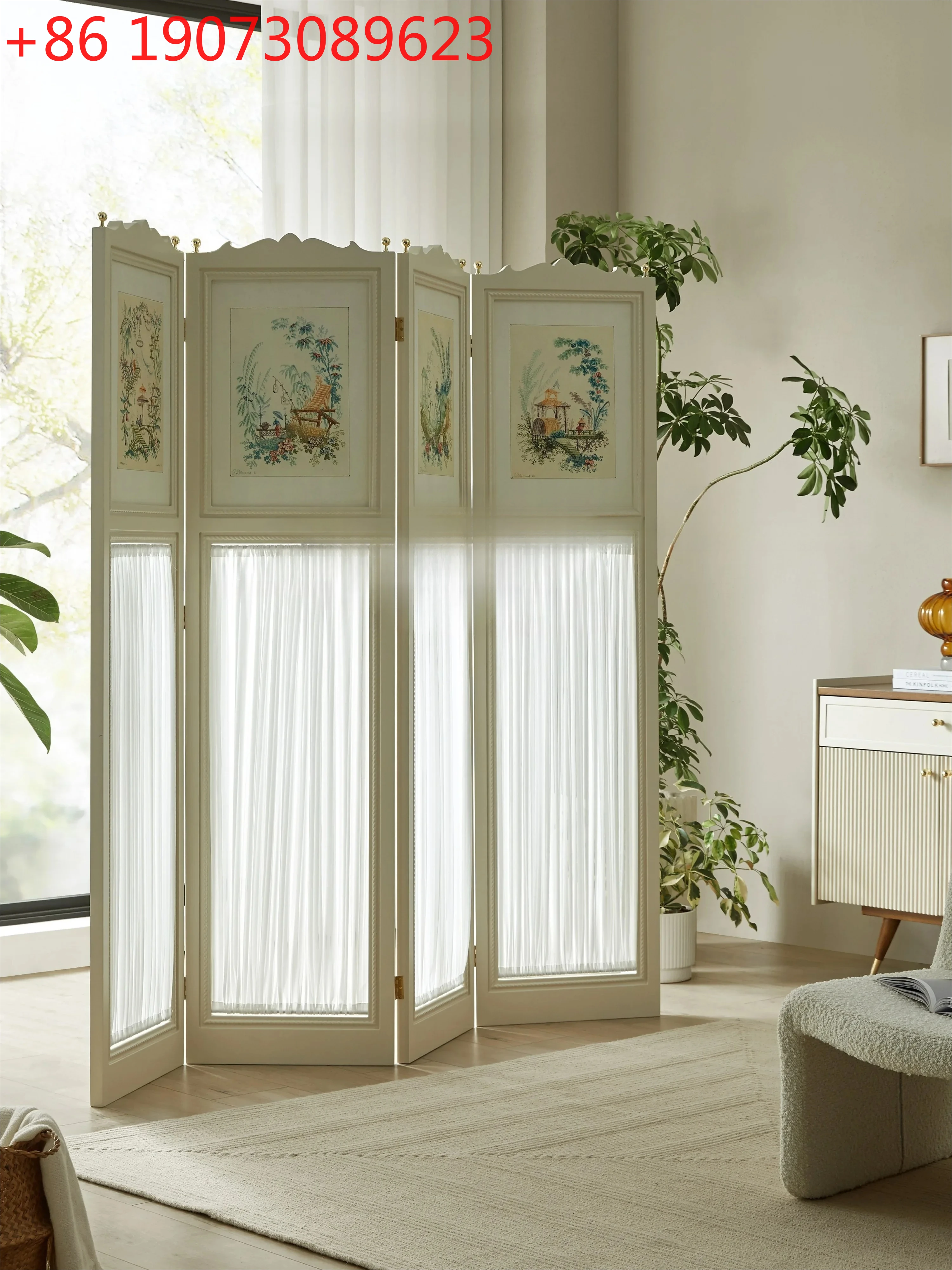 

Современный легкий роскошный простой экран Carambola Cat Design Складной дом