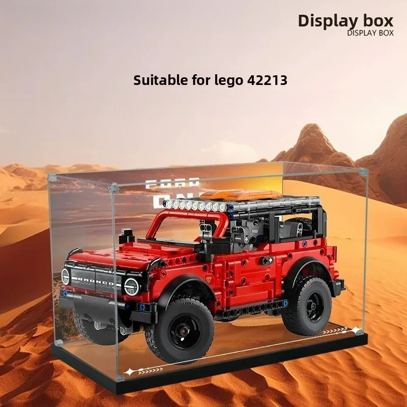 High-definition transparent acrylic display box suitable for LEGO 42213 building block model