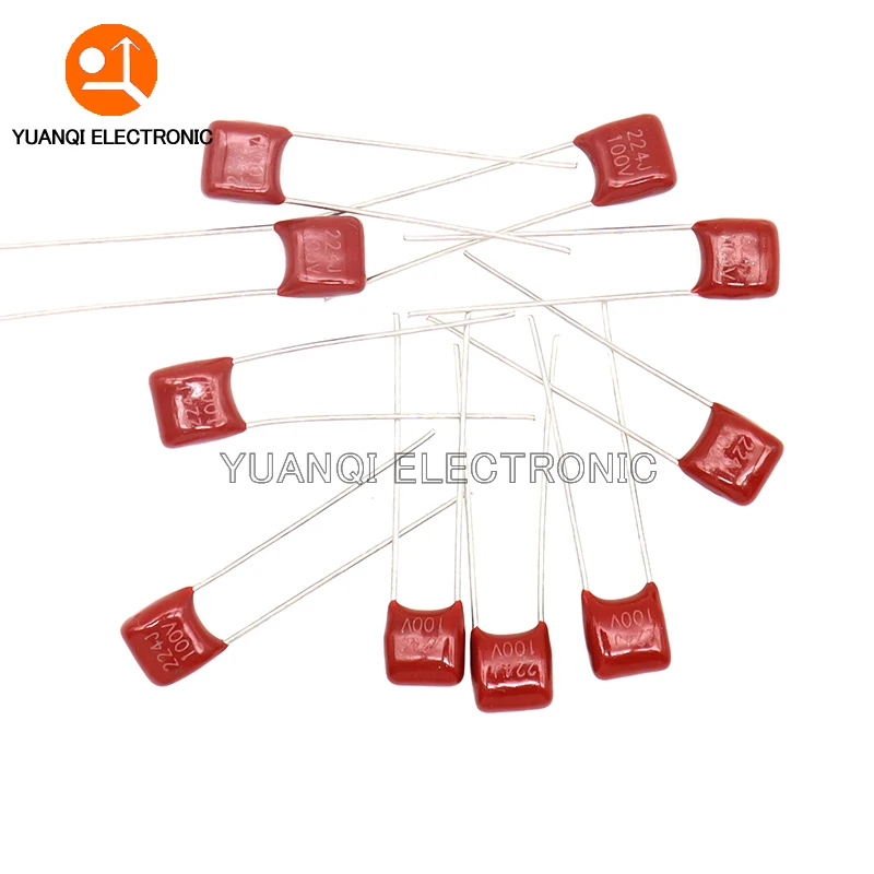 Imagem -04 - Cbb Capacitor Variedade Kit Metalizado Capacitores de Poliéster Kit Faça Você Mesmo 100v 10nf470nf 10 Valores