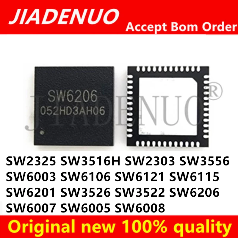 (1 sztuka) 100% nowy Chipset SW6206 SW6008 SW2325 SW3516H SW2303 SW3556 SW6003 SW6106 SW6121 SW6115 SW6201 SW3522 SW3526 QFN