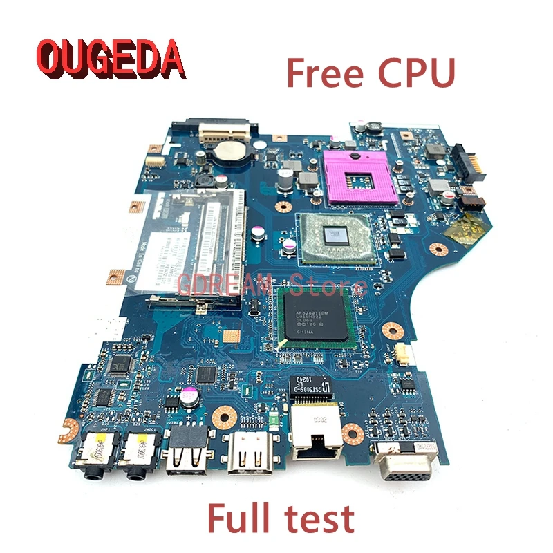 

OUGEDA MBR4G02001 PEW72 LA-6631P Laptop Motherboard for ACER 5336 5736 5736z series Main board GL40 DDR3 Free CPU fully tested