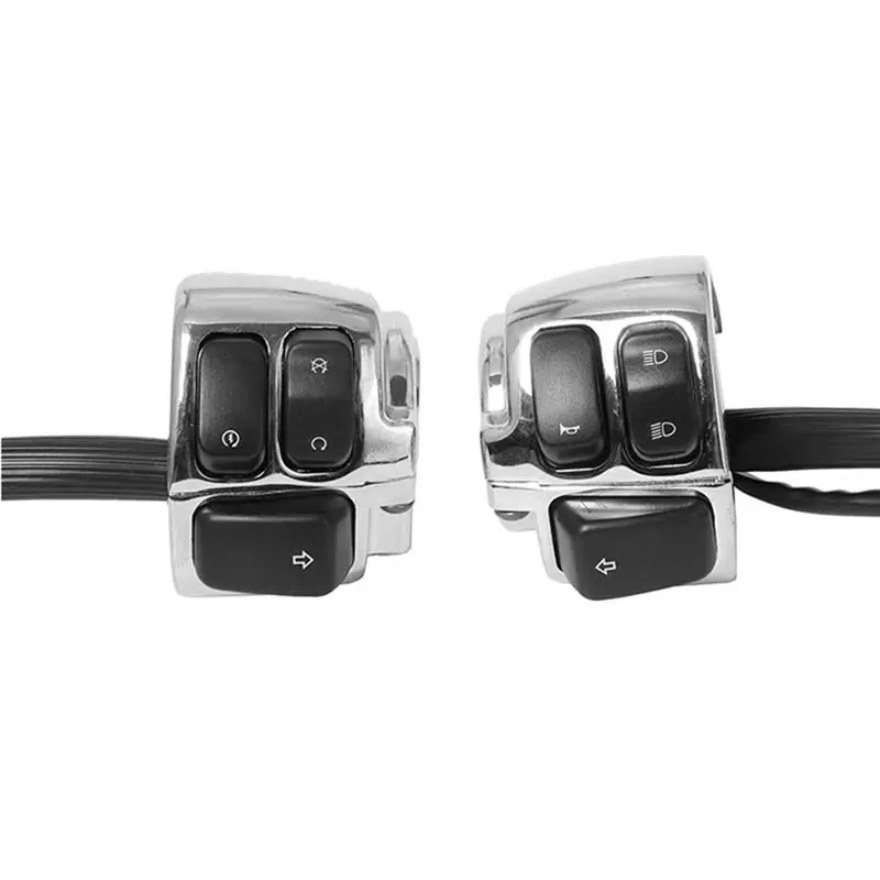 Firmly Handlebar Switch Handlebar Control Switch 25MM Handlebar Switch Electroplating Color
