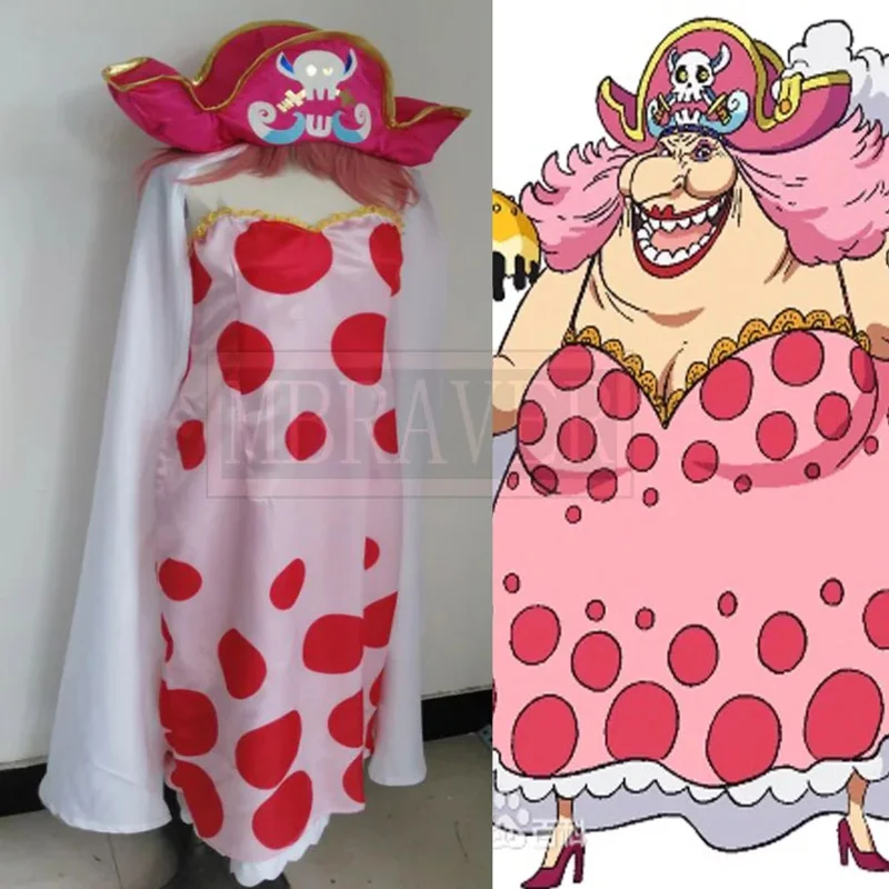 BIG MOM Charlotte Linlin Cosplay Costume Party Christmas Halloween Custom Made Any Size