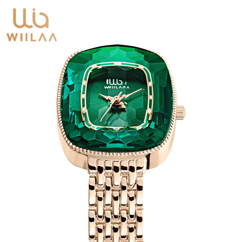 WIILAA jam tangan kuarsa wanita merek mewah jam tangan wanita unik Kreatif untuk jam tangan wanita Montre Femme 2023 jam wanita relogio feminino