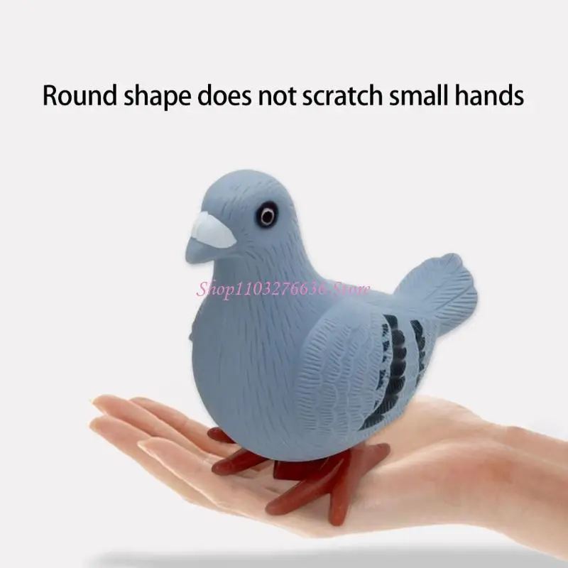R6FD 4pcs 점프 비둘기 장난감 교육 시계 새 어린이 방 장식
