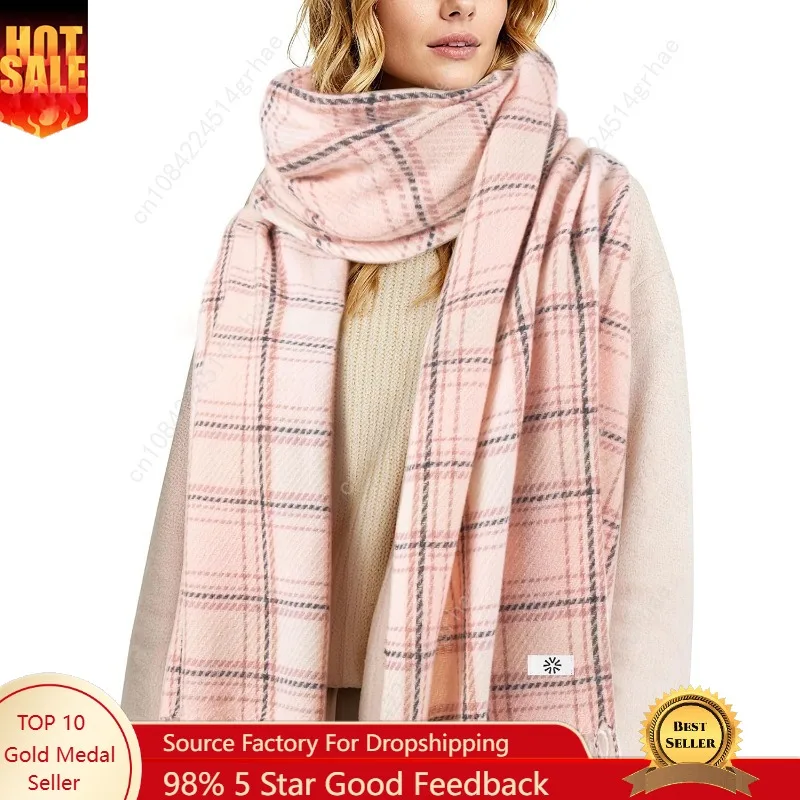 

Winter Women's Scarf Long Colorful Checkered Scarf Warm and Loose Winter and Autumn Blanket Shawl Gift
