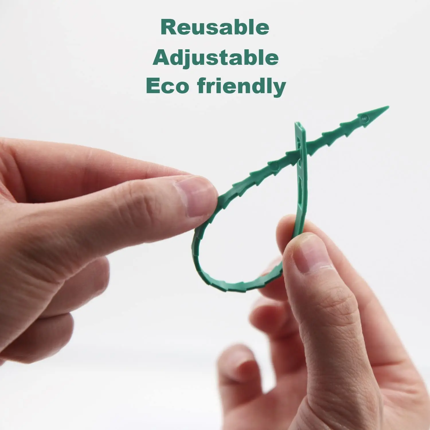 Reusable Garden Cable Ties, Plant Support, Shrubs Fastener, Tree Locking, Nylon, Adjustable, Plastic, Ties Tools