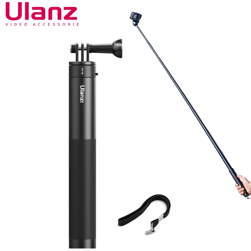 Ulanzi 1.5m Go-Quick Extended Selfie Stick Tripod with Quick Release Port for Gopro8/9/10/11/12 Insta 360 ONE X/X2  Phone Camera