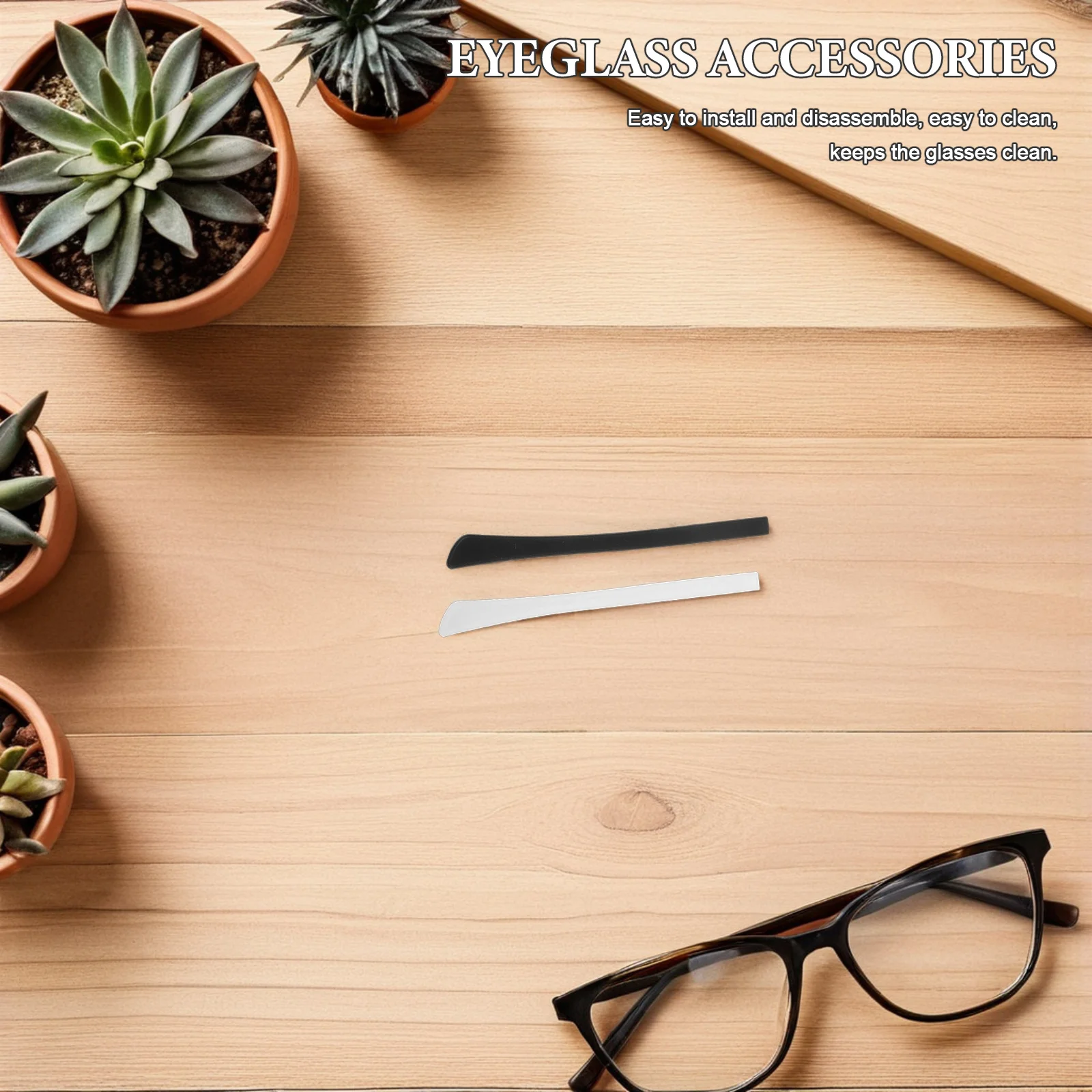 

Glasses Anti-Slip Ear Grips Silicone Temple Tips Comfortable Fit For Office School Running Outdoor Eyeglass Accessories