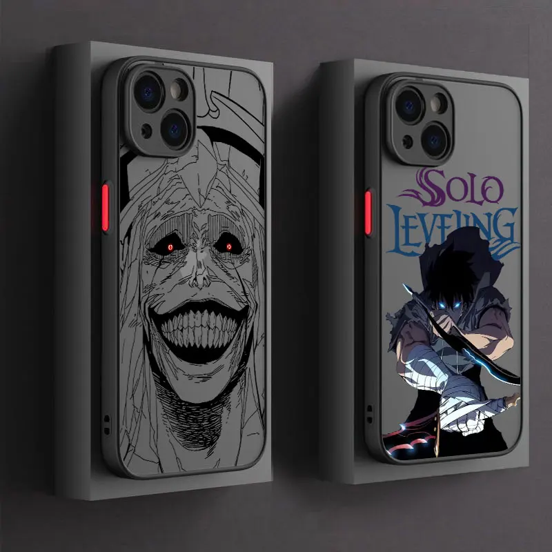 

Solos-Levelings ARISE Anime Phone Case For iPhone 17 16 15 Pro Max Case 14 13 12 11 Pro Max 16e 17e Air Mini XS X 7 8 Plus Cover