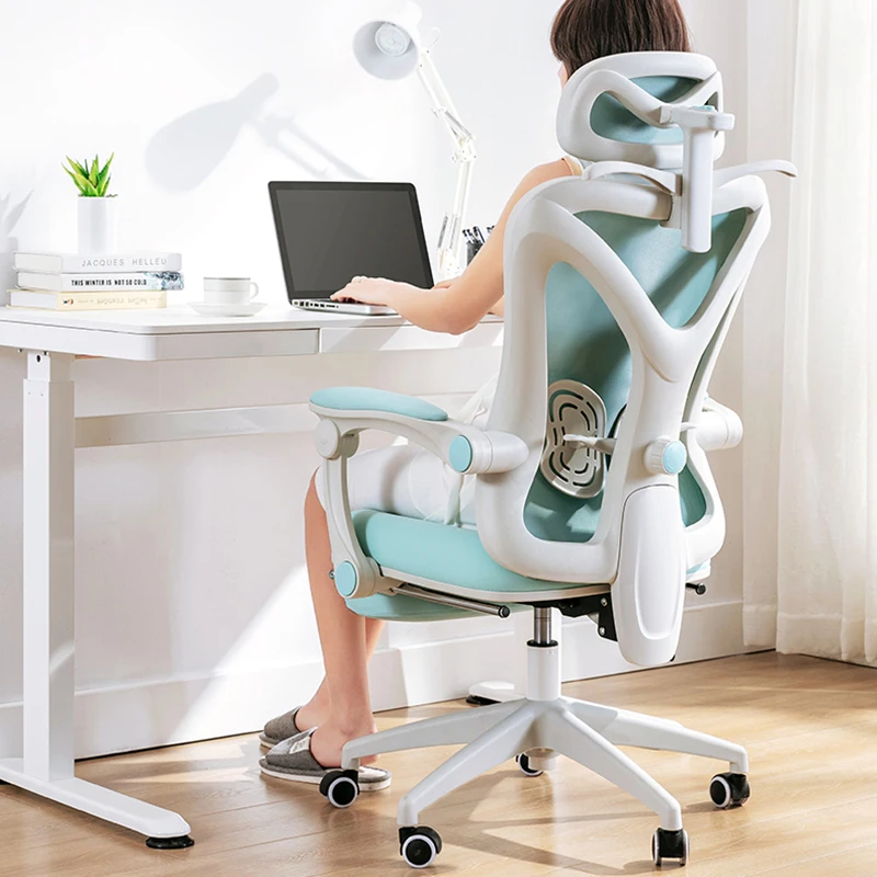 

Armrest Ergonomic Design Gaming Net Vanity Swivel Office Chair Home Pc Conference Silla Oficina Dining Chairs