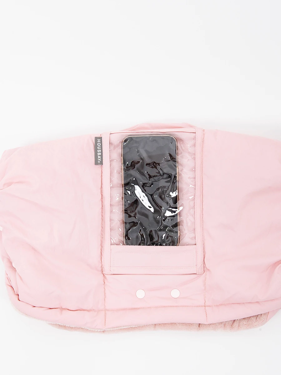 Pushcart Gloves Winter Warmth And Windproof Universal For Baby Carriage Handle Touch Screen Compatible With Plush Version - Image 3