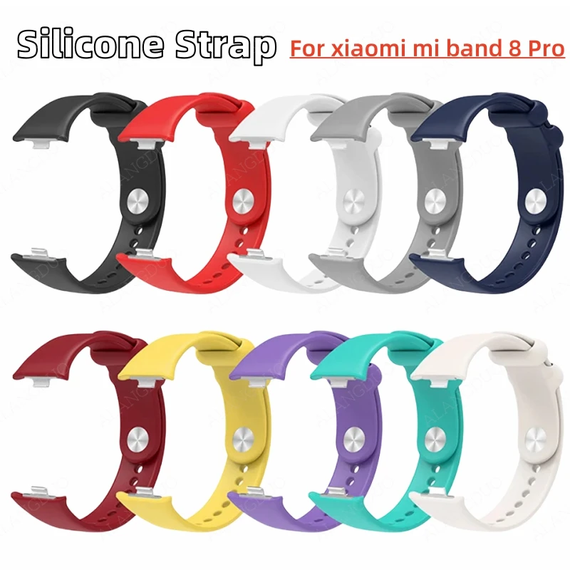 

Силиконовый браслет для Xiaomi mi Band 8 Pro, спортивный дышащий ремешок для Xiaomi Band 8Pro, водонепроницаемый браслет для Mi Band 8 pro