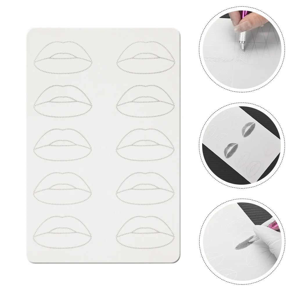 

Tattoo Practice Tattooing Fake Skin Microblading Supplies for Lips