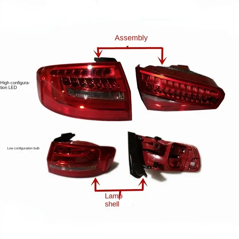 For Audi A4L B9 2013 2014 2015 car accsesories LED Taillight Assembly Rear Tail Stop Light Brake Lamp Reversing light turn light