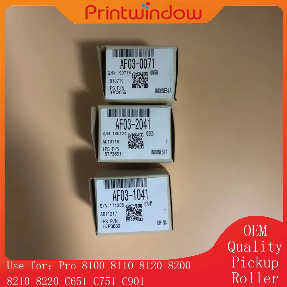 1set 3pcs OEM Quality Pickup Roller for Ricoh Pro 8100 8110 8120 8200 8210 8220 C651 C751 C901 Paper Tray 3 4 5 Pickup Roller