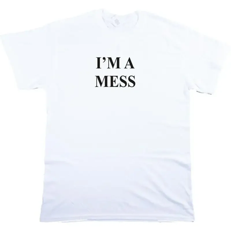 Sid Vicious I m A Mess T Shirt 70 s Punk Rocker Badge S XXL