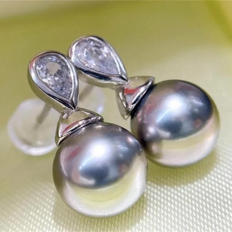 magnifique-boucle-d'oreille-en-perles-grises-rondes-naturelles-de-la-mer-du-sud-aaaa-10-11mm-argent-925