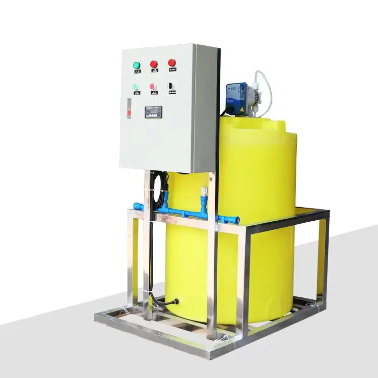 مرشح لمعالجة التنقية آلات معالجة المياه JY500 ذكي PLC للاستخدام المنزلي نظام جرعات المياه FRP البلاستيك