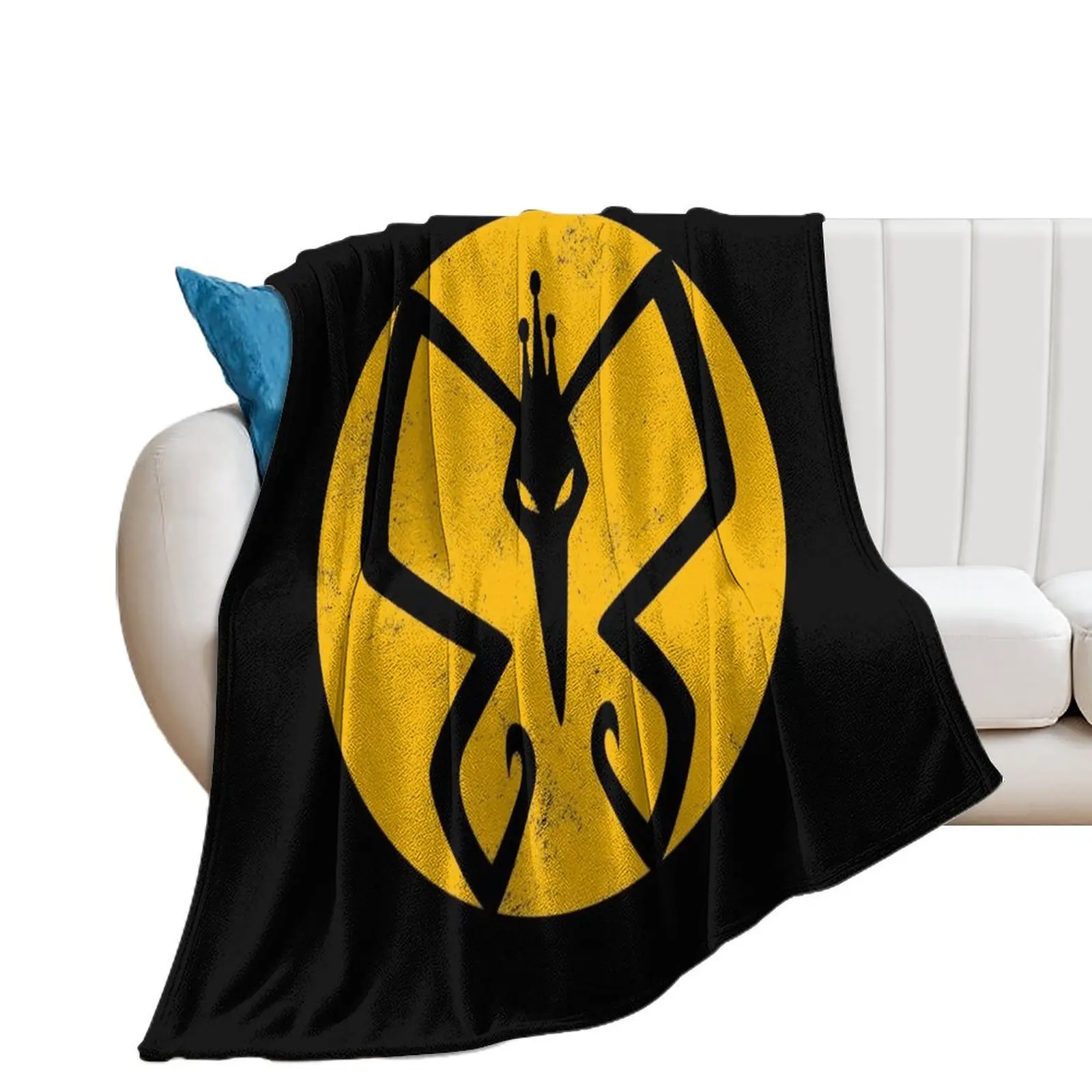 

The Monarch logo — The Venture Bros. Throw Blanket Summer Soft Plaid funny gift Blankets