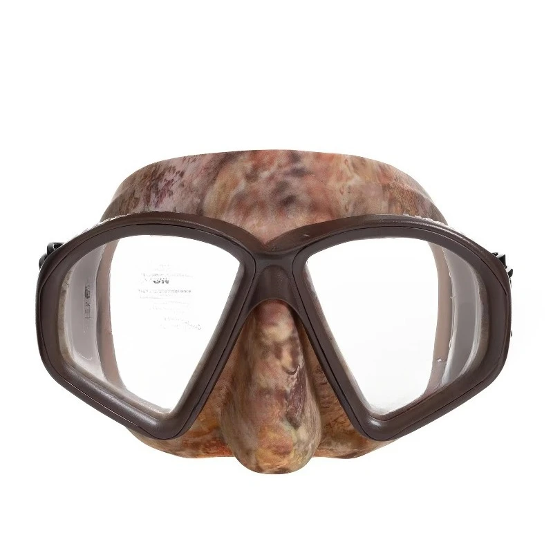 Low volume tempered glass diving mask, adjustable snorkeling children's free diving mask