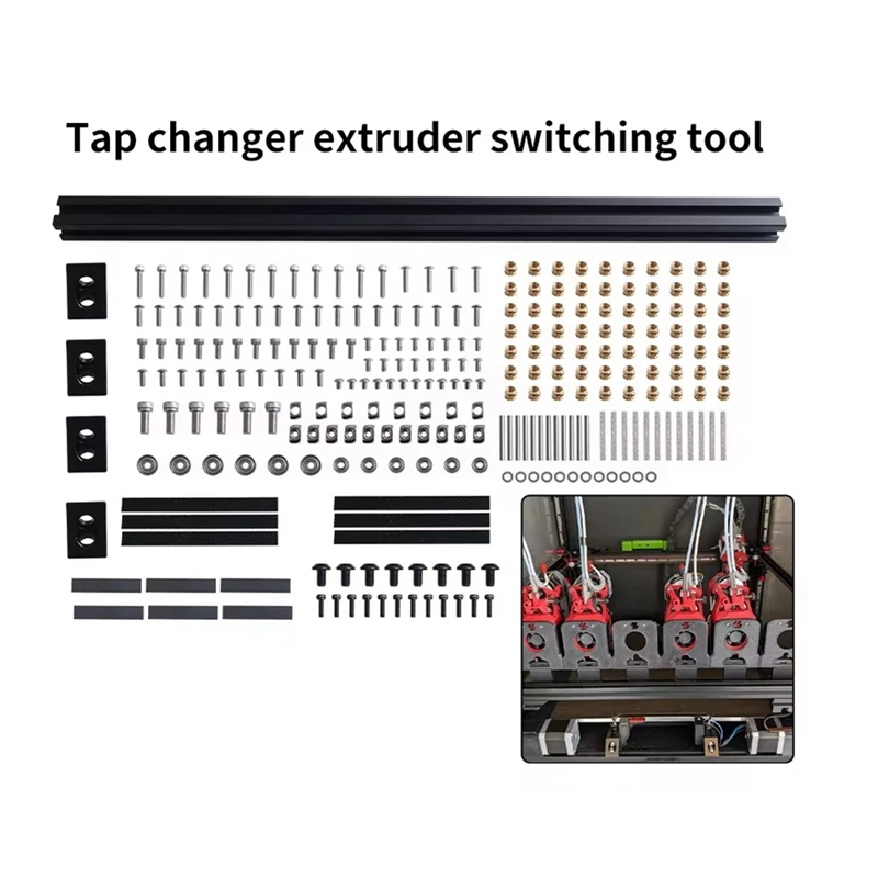 For Voron 2.4 300Mm Tapchanger Extruder Switch Tool Hardware Kit Stealthburner Extruder Aluminum Profiles & Fasteners