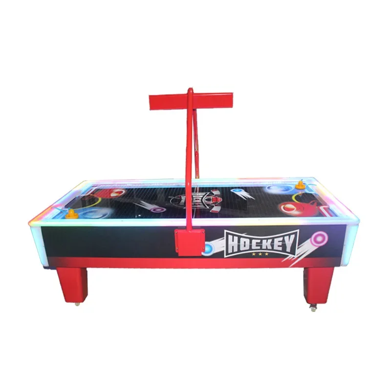 Arcade Popular coin-operated indoor sports arcade Red blue versus hockey games large size electric air hockey table