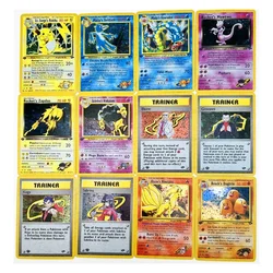 55pcs/set Gym Challenge Charizard Venusaur Toys Hobbies Hobby Collectibles Game Collection Anime Cards