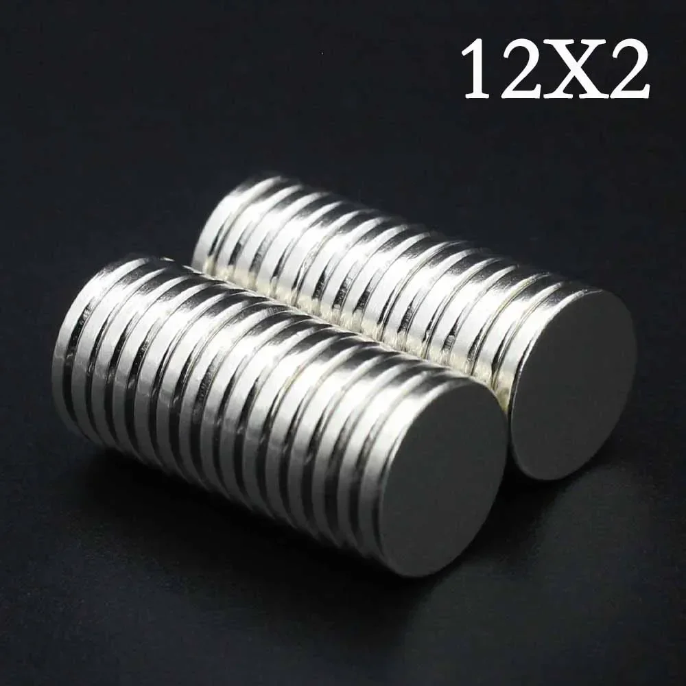 5/10/15/20/30 Pcs 12x2 Neodymium Magnet 12mm x 2mm N35 NdFeB Round Super Powerful Strong Permanent Magnetic imanes Disc