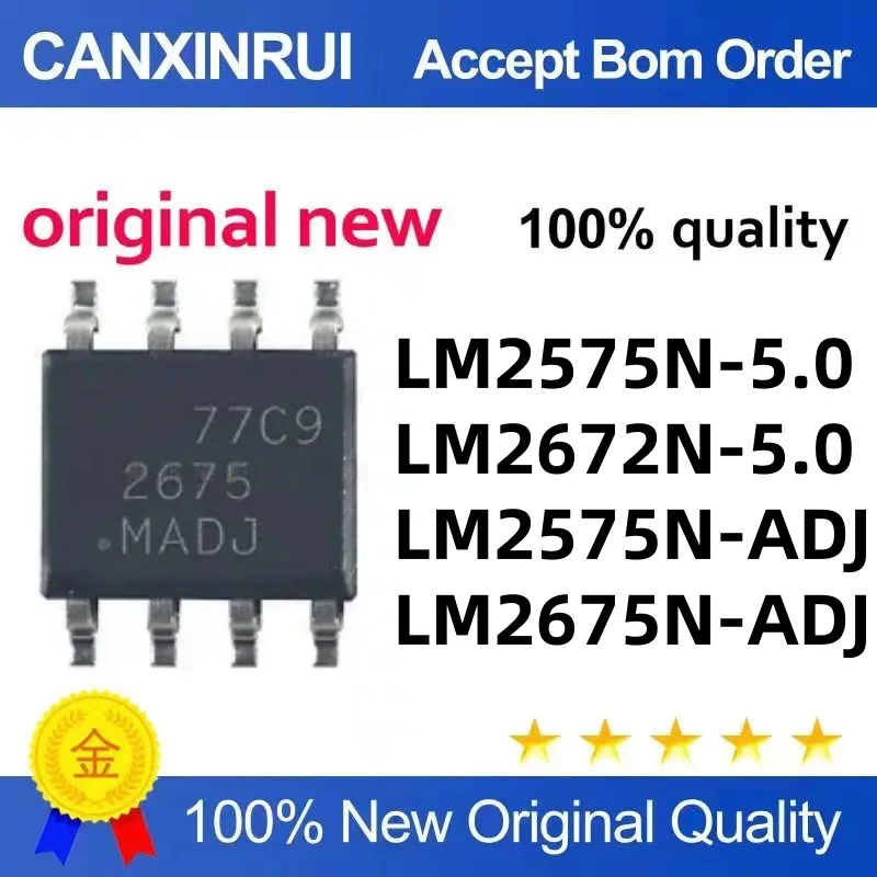 

LM2675N-ADJ-5.0 LM2672N-5.0 DIP8 LM2575N-ADJ DIP16 are newly imported