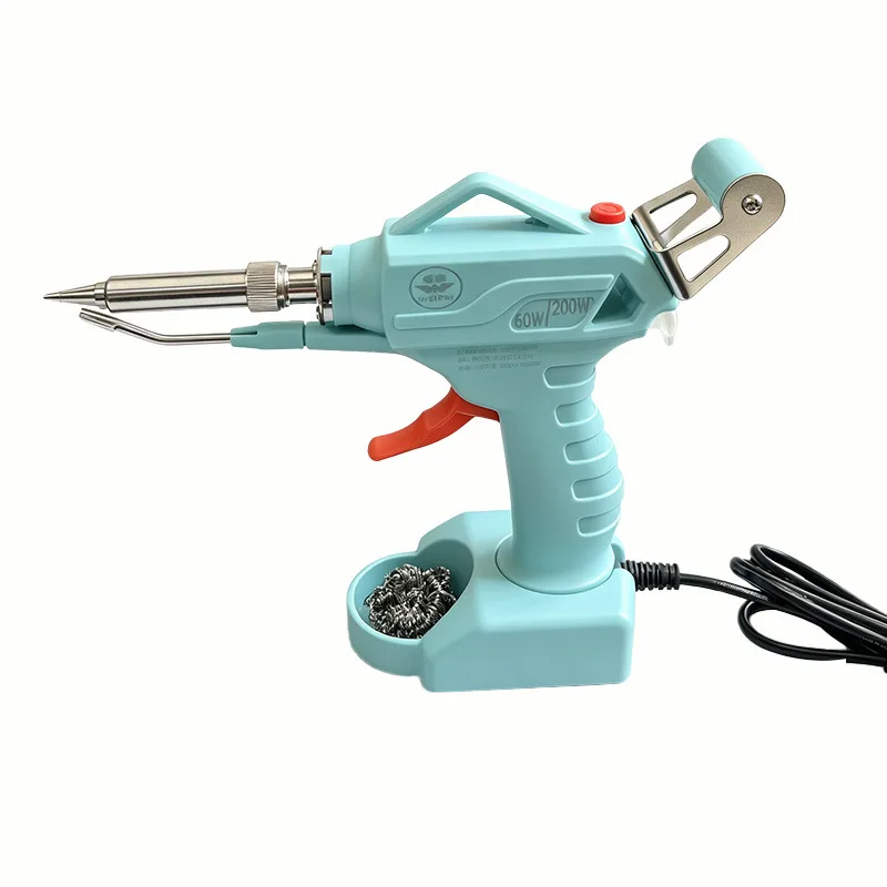 High Power Handheld Solder Gun 200W Internal Heating Type Enlarged Heating Core Automatic Tin Feeding Machine Industrial DIY