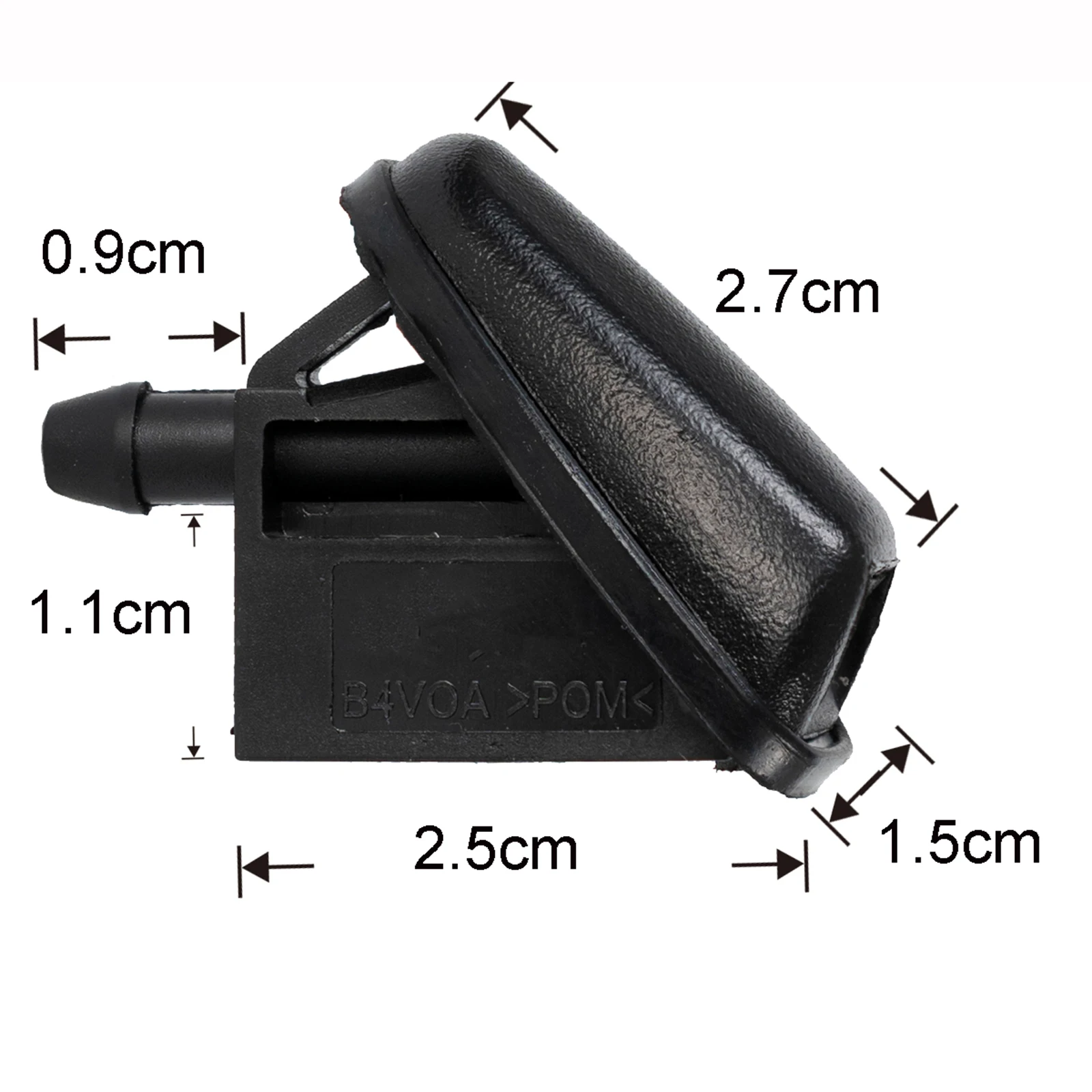 2X Front Windshield Windscreen Washer Jet Nozzles Sprayer For Ford Focus Mondeo Galaxy C-max Fiesta KA Fusion OE#BM5117666AB