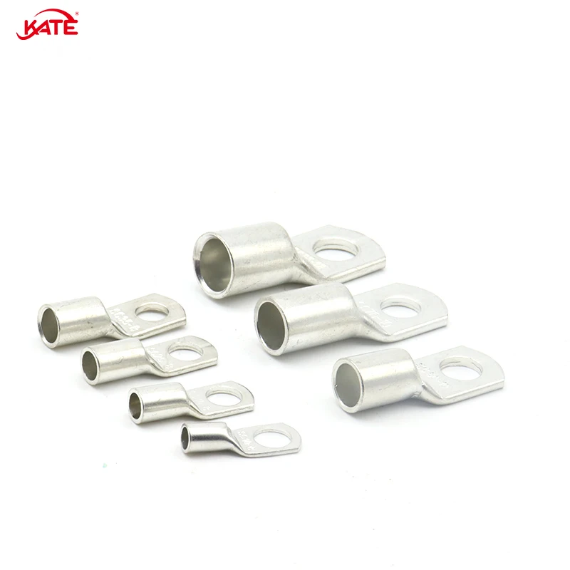 5/10PCS SC10 SC16 SC25 SC35 SC50 SC70 SC95 Terminal 10-95 MM² Cable Lugs Wire Connector Tinned Electrical Solder Lug 10-3/0 AWG