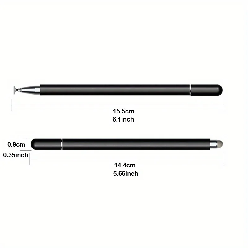 2 قطعة قلم مكثف للهاتف المحمول وسادة قلم مغناطيسي غطاء ثنائي الغرض من الألياف القماش قلم مكثف يعمل باللمس لجهاز ماك بوك برو اير #2